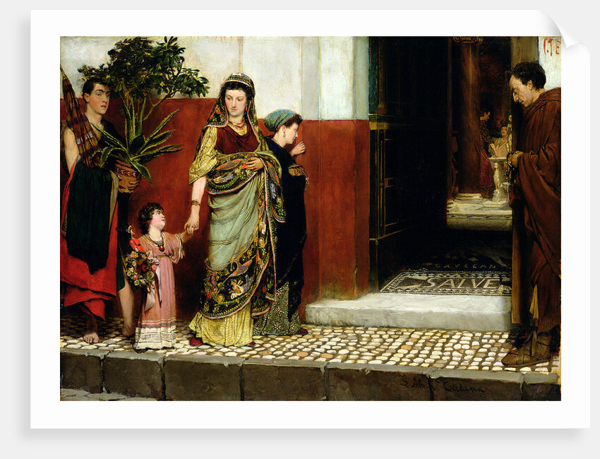 Returning from Market, 1865 by Lawrence Alma-Tadema