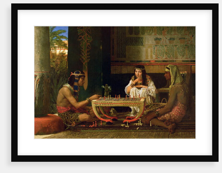 Egyptian Chess Players, 1865 by Lawrence Alma-Tadema