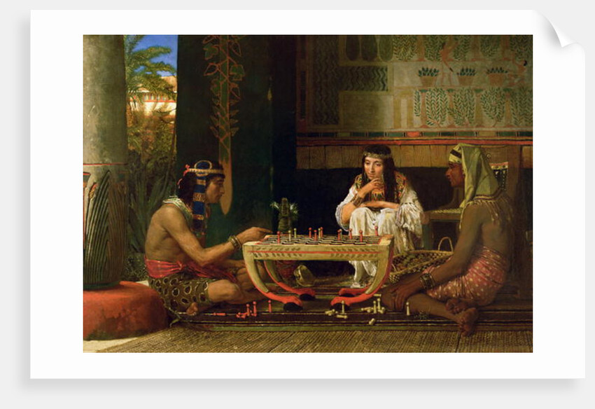 Egyptian Chess Players, 1865 by Lawrence Alma-Tadema