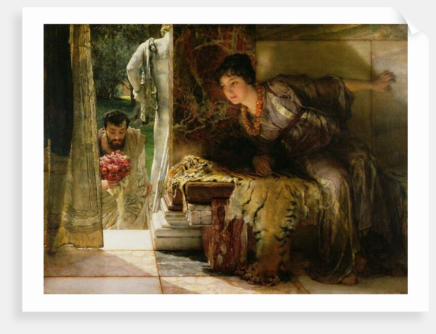 Welcome Footsteps, 1883 by Lawrence Alma-Tadema