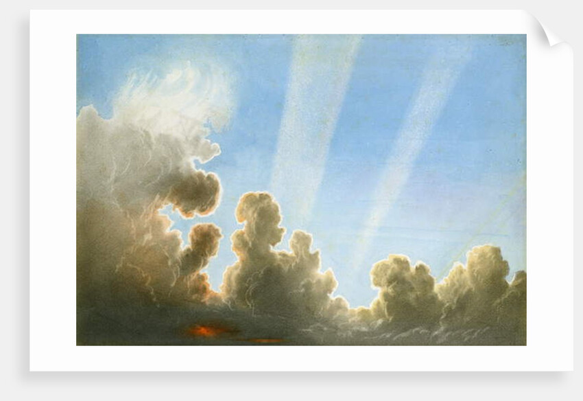 Thunderstorm Passing over the Black Country, Sunset by Frederick Joseph Butler Lines