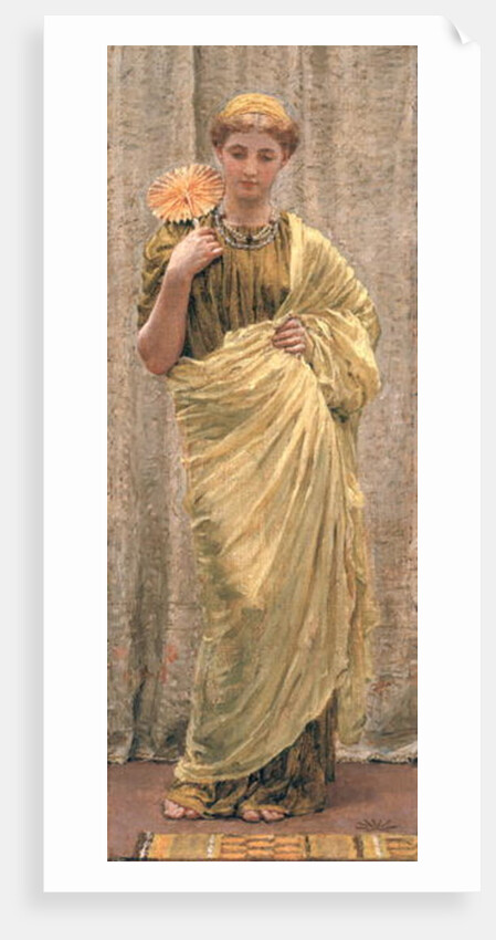 The Gilded Fan by Albert Joseph Moore