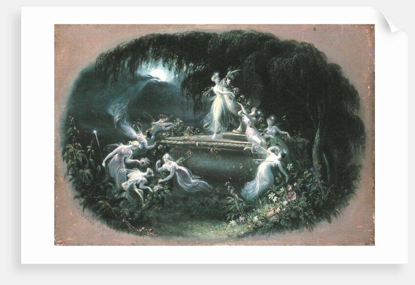 The Visit at Moonlight, 1832 by Edmund Thomas Parris