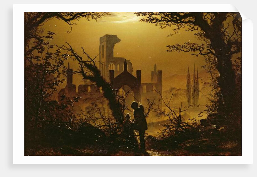 Kirkstall Abbey, Yorkshire, 1877 by William Henry James Boot