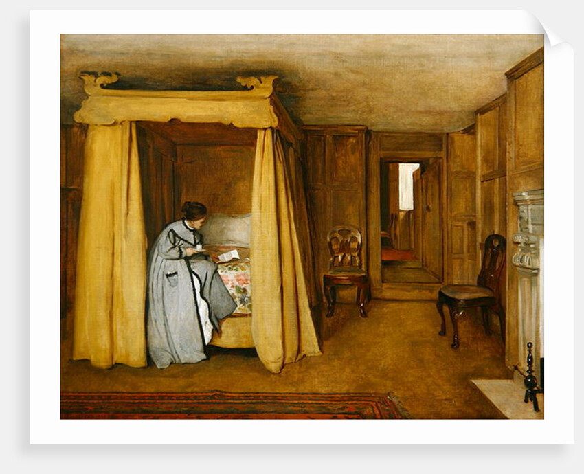 The Letter, 1866 by Philip Hermogenes Calderon