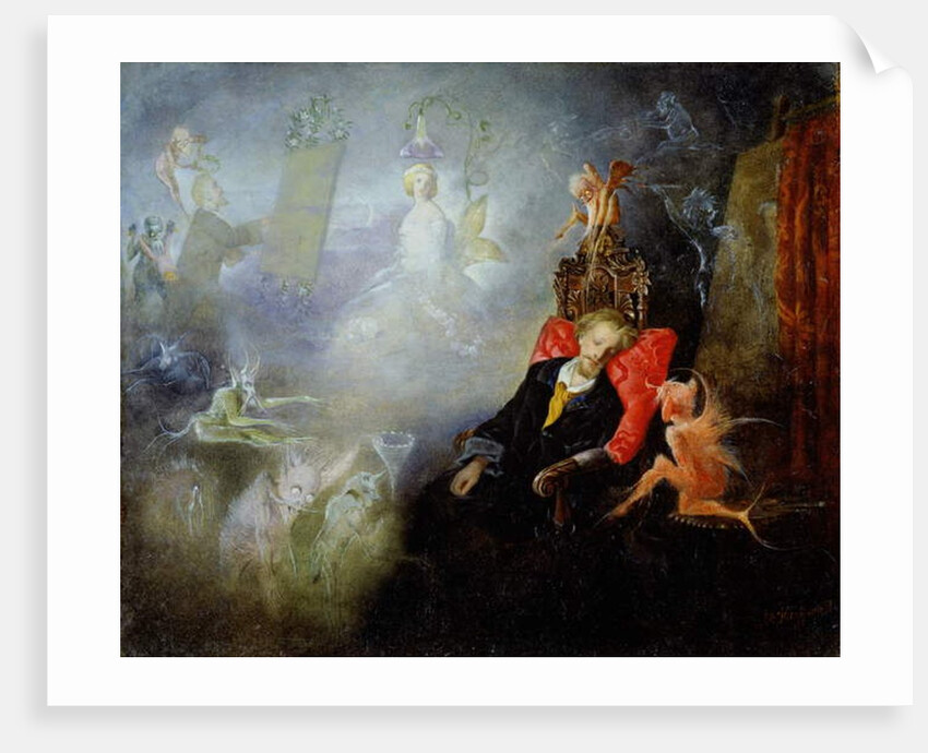 The Artist's Dream, 1857 by John Anster Fitzgerald