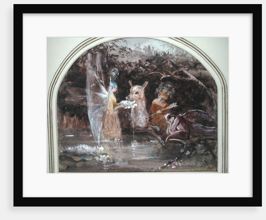 Wounded Faun by John Anster Fitzgerald