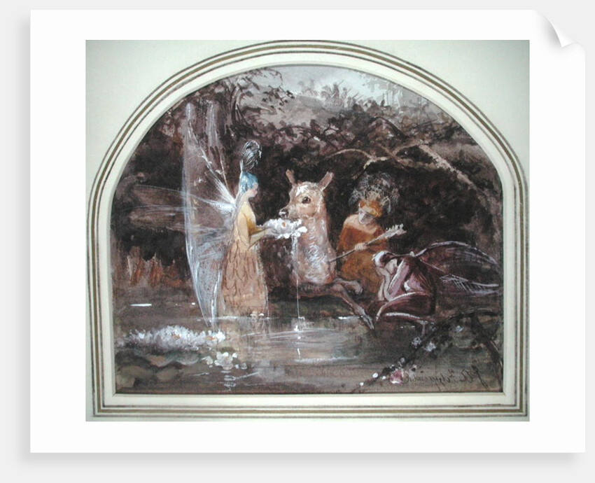 Wounded Faun by John Anster Fitzgerald