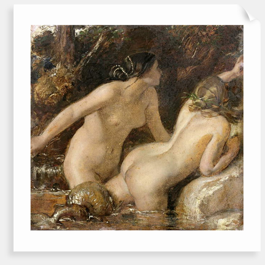 Nymphs with a Sea Monster by William Etty