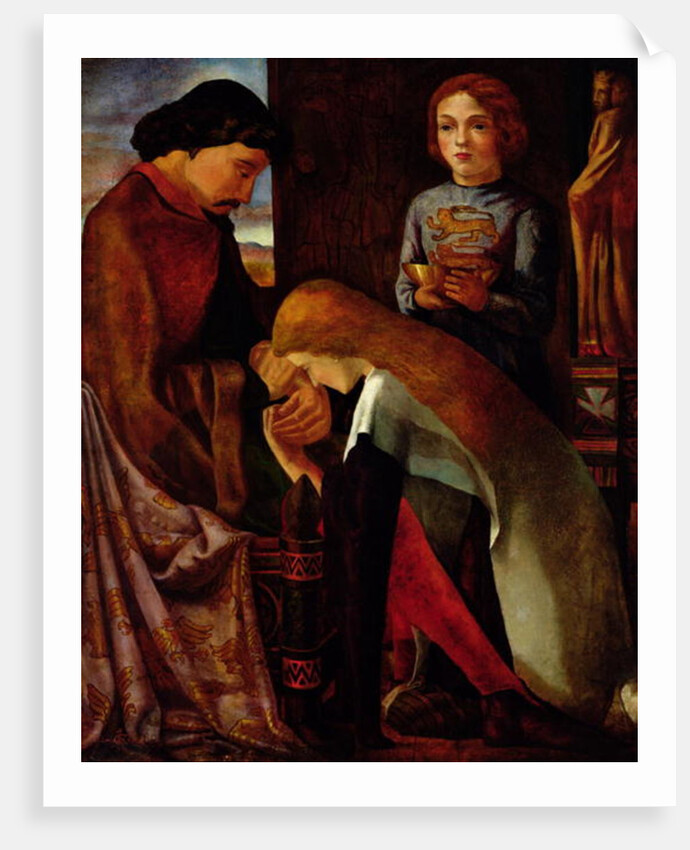 King Edward I and Eleanor 1863 by Alfred Sacheverell Coke