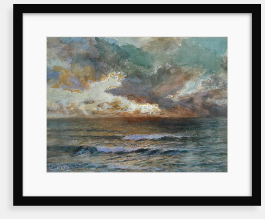 Sunset at Seascale by Joseph Arthur Palliser Severn