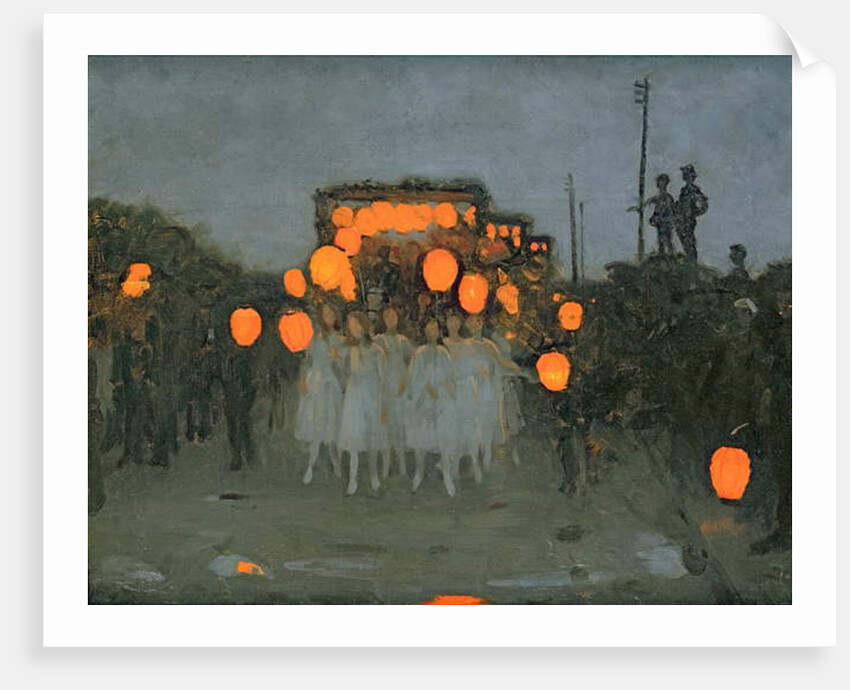 The Lantern Parade c.1918 by Thomas Cooper Gotch