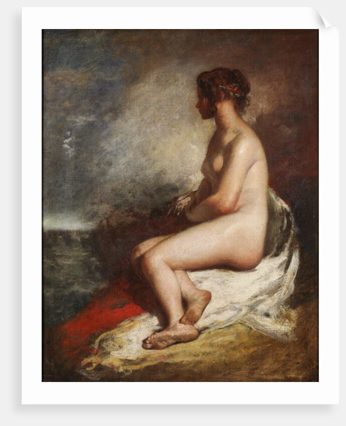 Study of a Seated Nude by William Etty