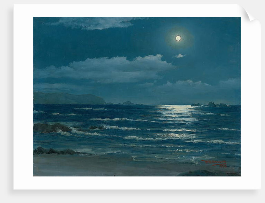 Full Moon, Pichilemu, Chile, 1958 by Horacio G. Garcia