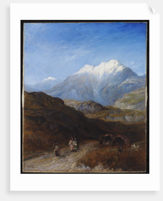 The Snow Capped Atlas Mountains of the Grand Kabylie, Algeria by Paul H. Ellis