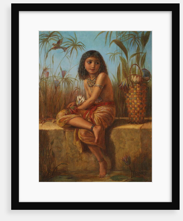 An Egyptian Flower Girl by Frederick Goodall