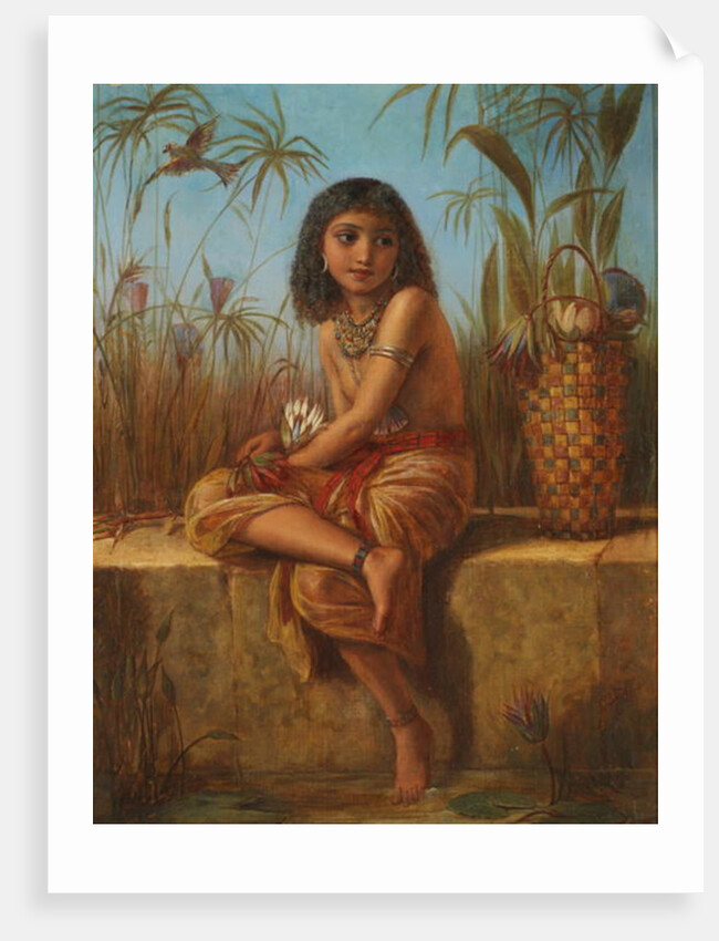 An Egyptian Flower Girl by Frederick Goodall