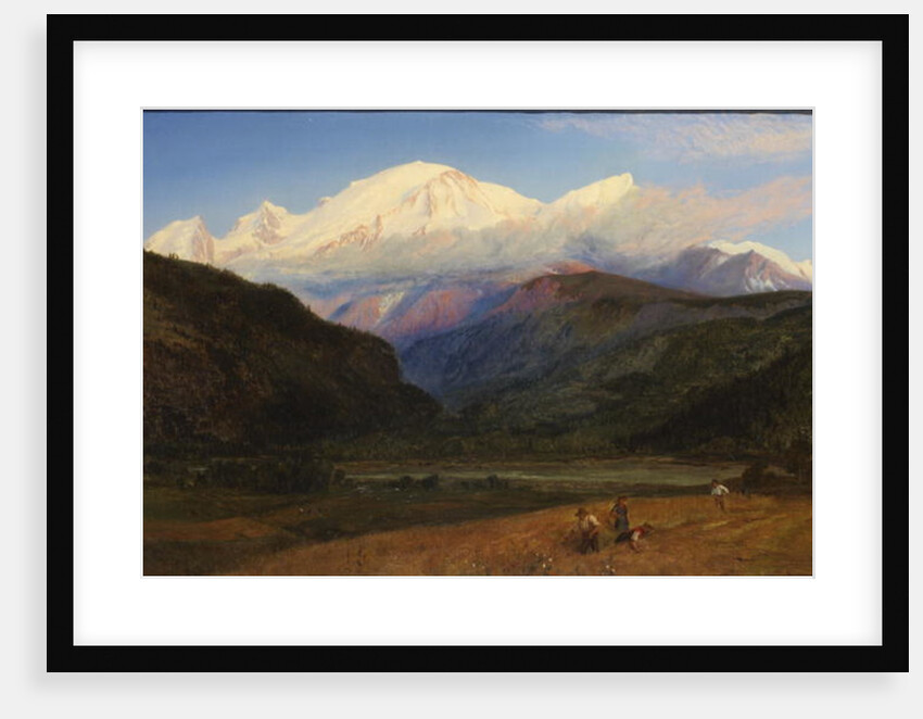 Mont Blanc from Servoz, 1856 by Henry Moore