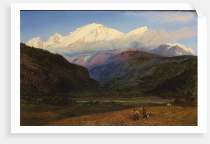 Mont Blanc from Servoz, 1856 by Henry Moore