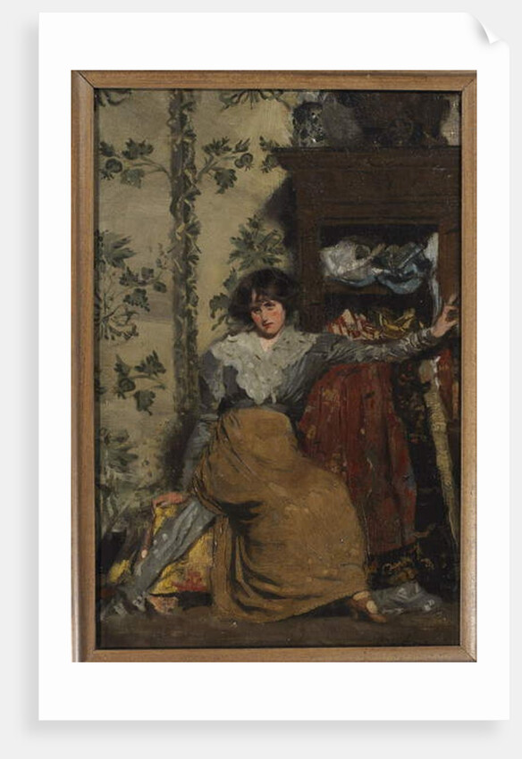 Seated Woman in Interior by Sidney Herbert Sime