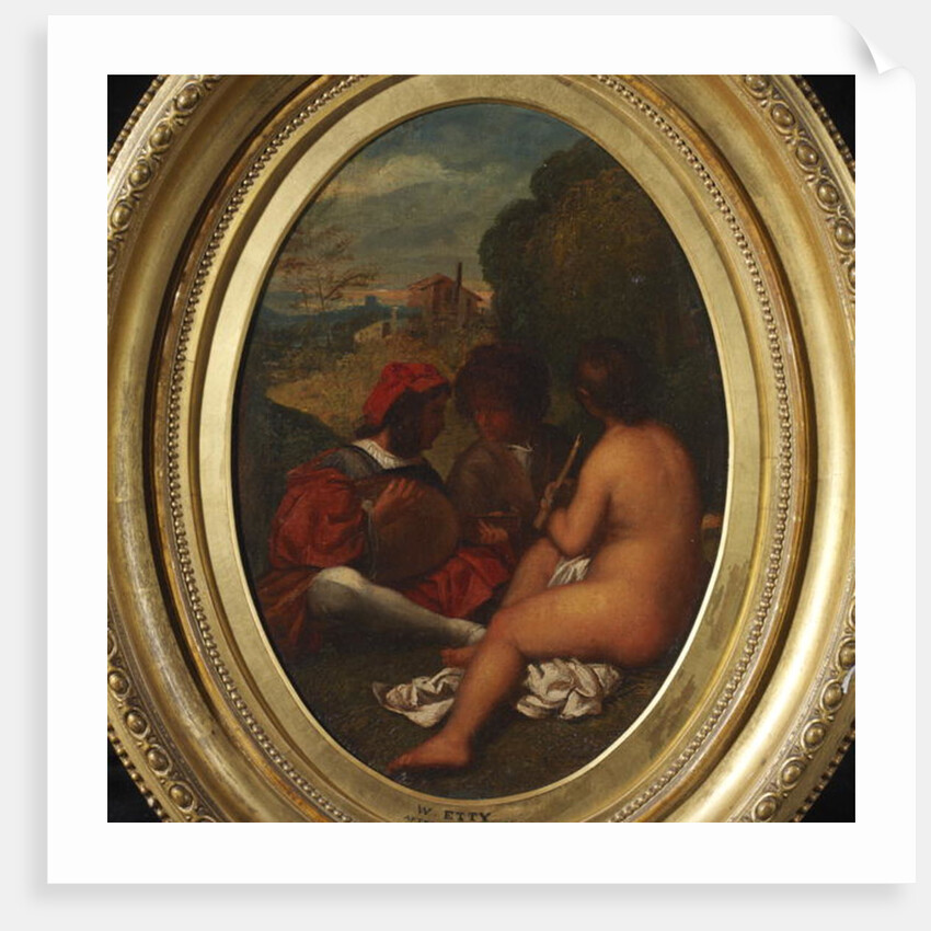 Le Concert Champetre, after Titian by William Etty