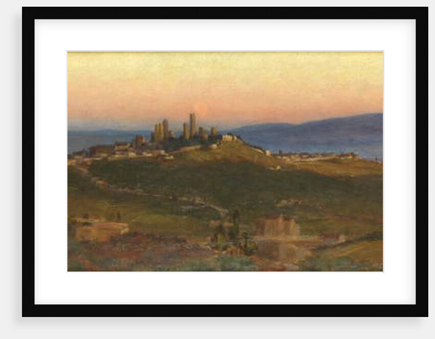 San Gimignano, 1898 by Edith Ridley Corbet