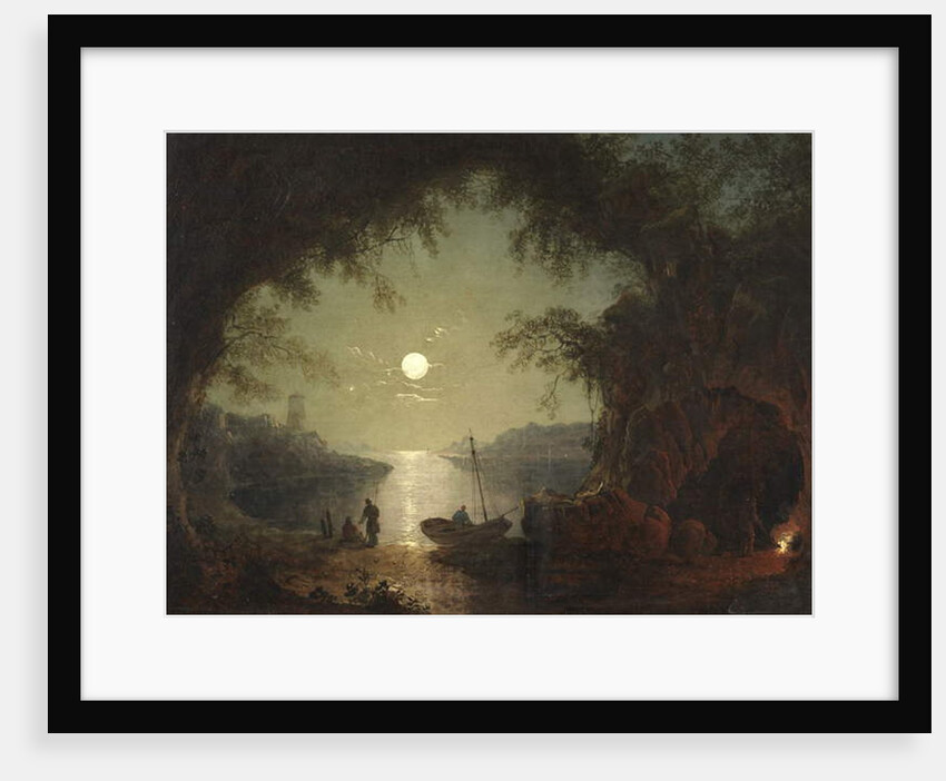 A Moonlit Cove by Sebastian Pether