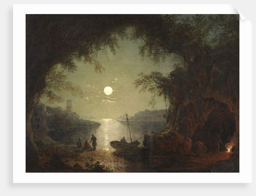 A Moonlit Cove by Sebastian Pether