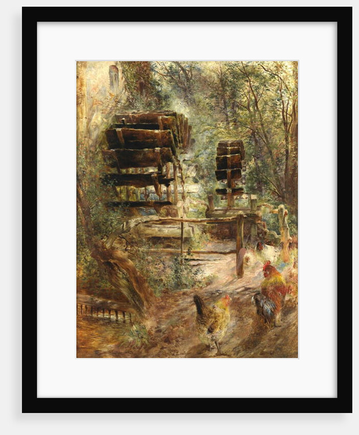 Watermill at Rossett, North Wales by William Huggins