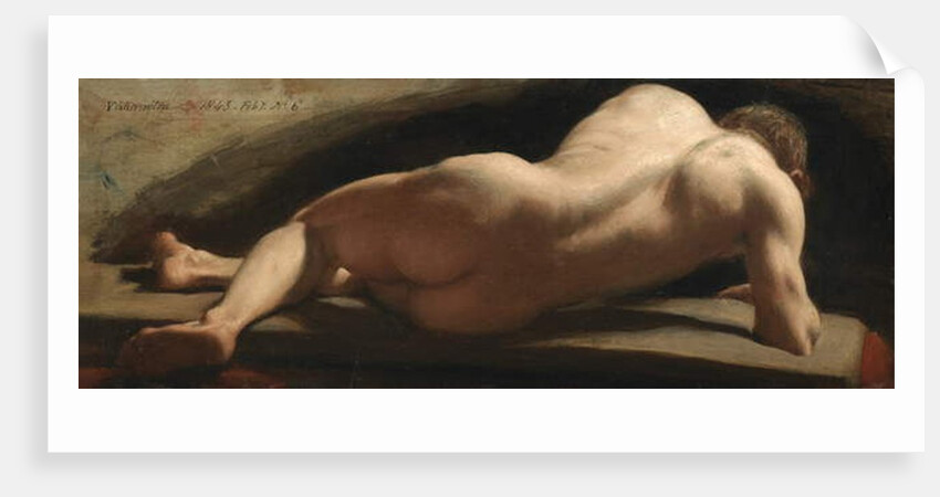 Male Nude, 1843 by William Frederick Witherington