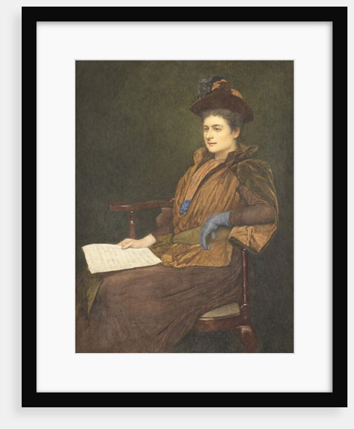 Miss Agnes Ashbee, 1890 by James Dromgole Linton