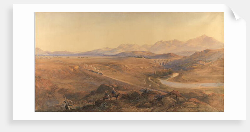 A Steam Train on the Ottoman Railway, 1859 by David Hall McKewan