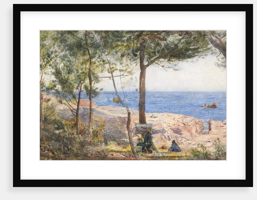 An Artist Painting by the Sea, 1887 by John William Inchbold