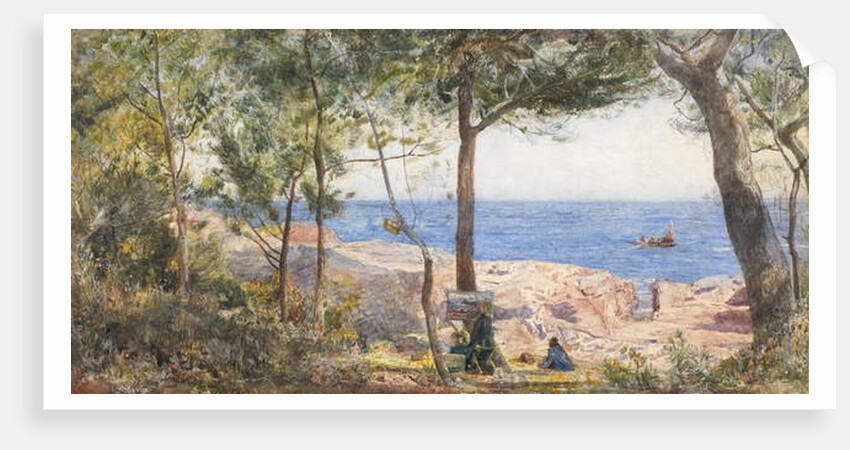 An Artist Painting by the Sea, 1887 by John William Inchbold