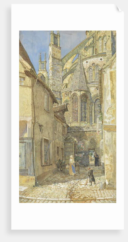 The Lady Chapel and Apse of Bourges Cathedral, 1899 by Thomas Matthews Rooke