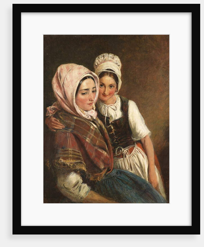 Mother and Daughter, 1854 by Simeon Solomon