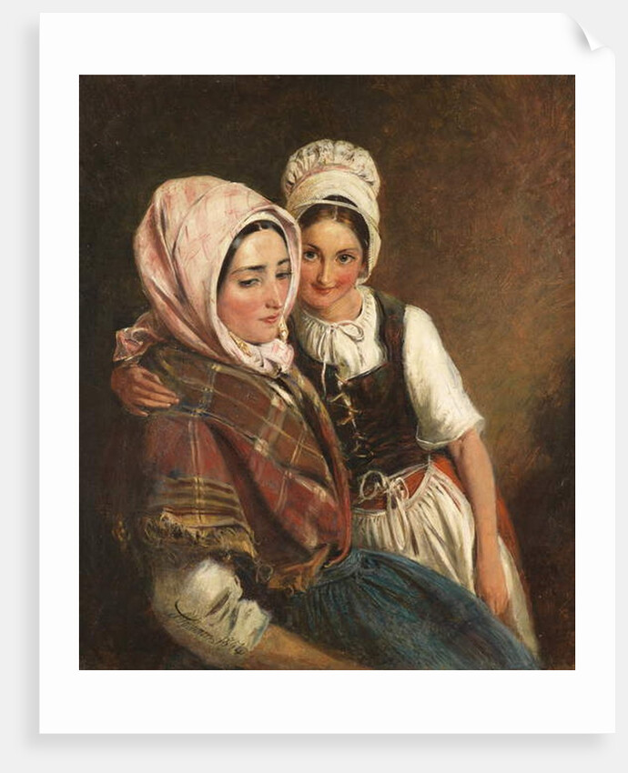 Mother and Daughter, 1854 by Simeon Solomon