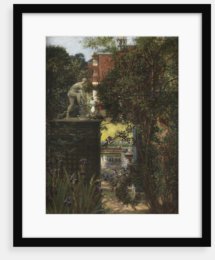 The Garden of Alma-Tadema's House, 1911 by Edith Ridley Corbet