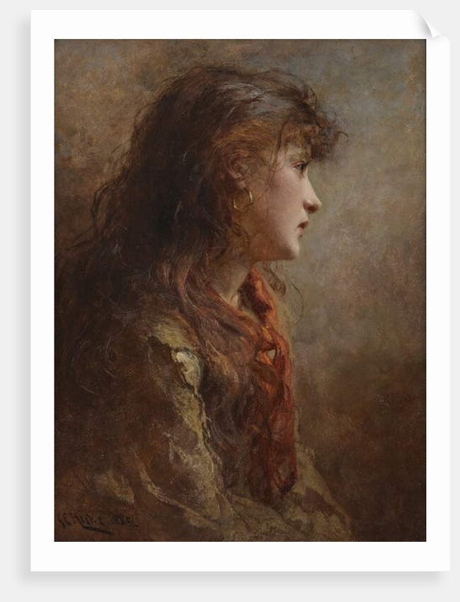 A Gypsy Girl, 1880 by George Elgar Hicks