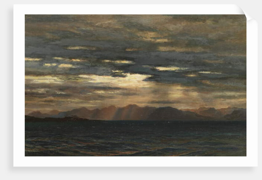 Sunrise over the North West Coast of Skye by Joseph Arthur Palliser Severn