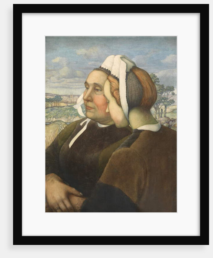 Breton Confidants, c.1908 by Cecil J. Webb