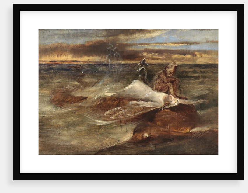 The Fairy and the Sea Serpent by John Anster Fitzgerald