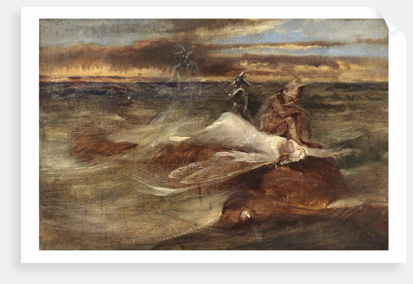 The Fairy and the Sea Serpent by John Anster Fitzgerald