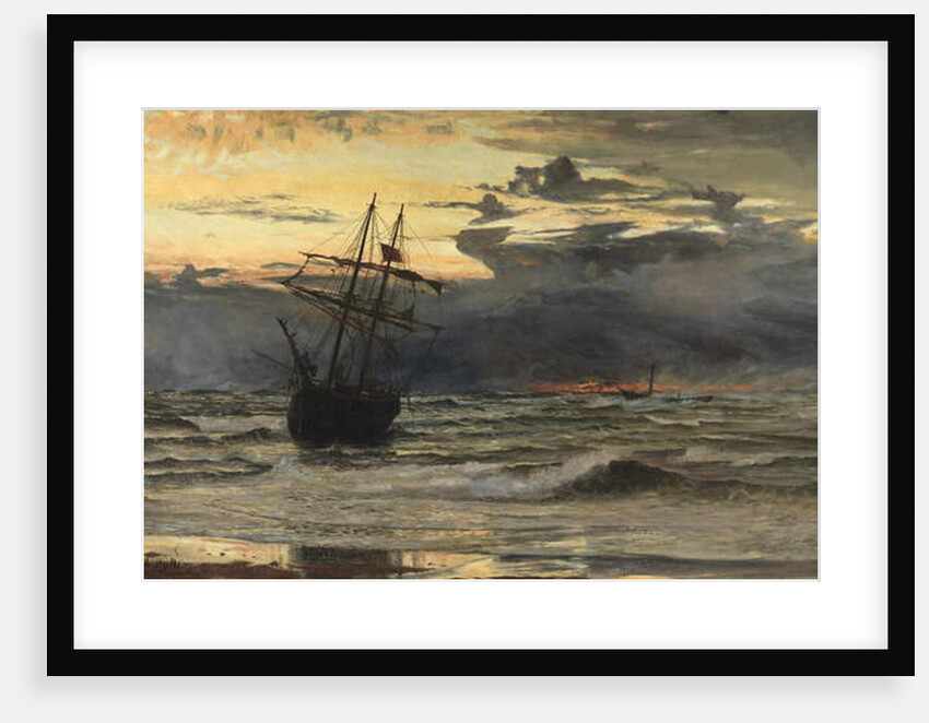 The Sea-Beach after a Storm - Time, Dawn by William Lionel Wyllie