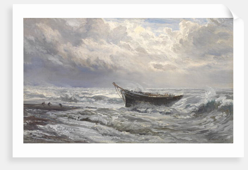 Stormy Seas, 1874 by Henry Moore