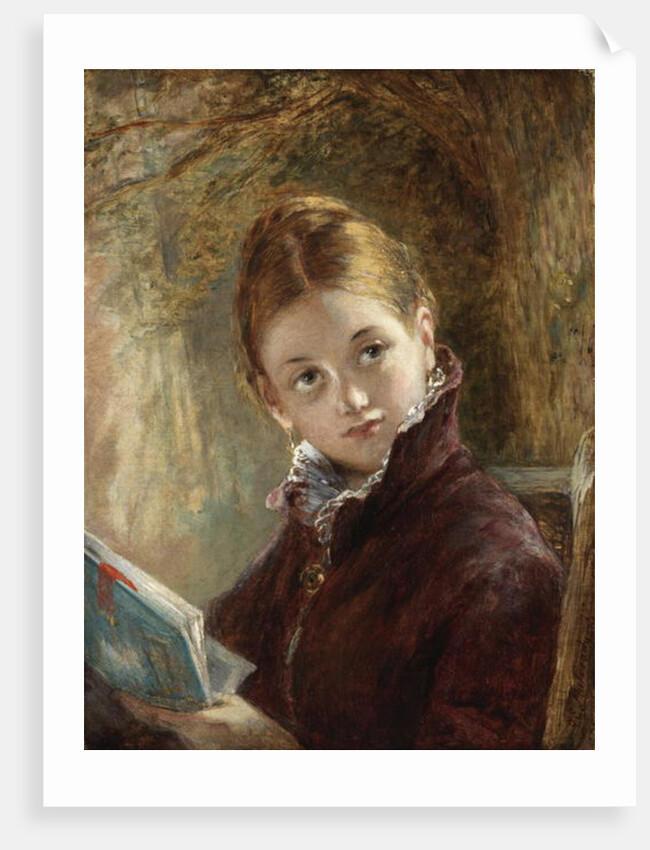 A Quiet Read, 1875 by Augustus Edward Mulready