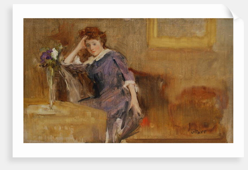 Sketch in the Manner of Whistler, 1880s by Sidney Starr