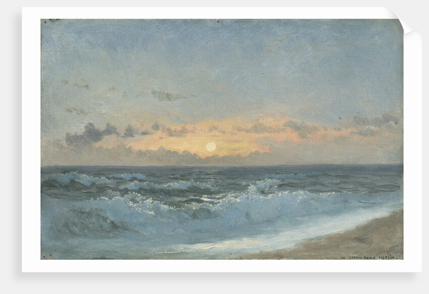 Sunset over the Sea, 1900 by William Pye
