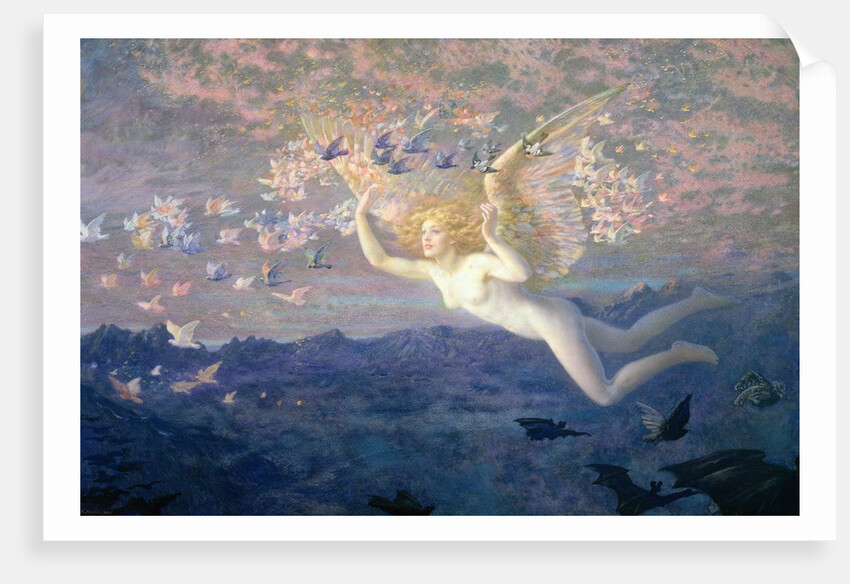 On the Wings of the Morning, 1905 by Edward Robert Hughes