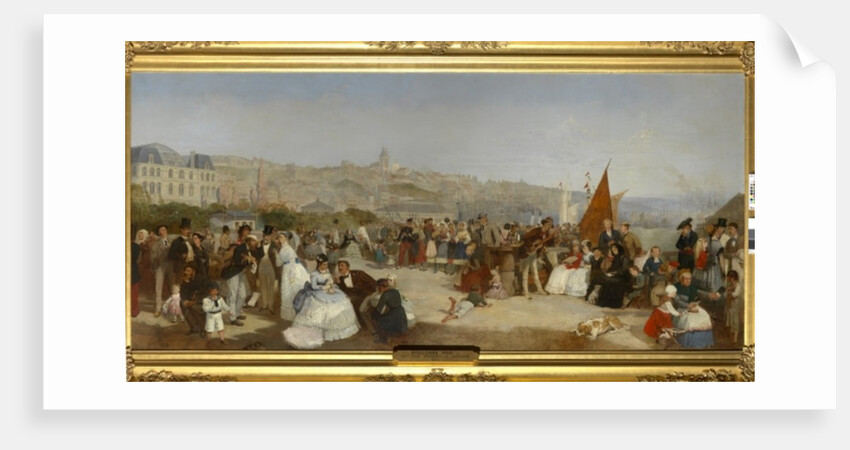 Boulogne Pier, 1870 by Matthew "Matt" Somerville Morgan